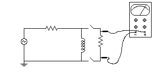 circuit showing resistance measurement