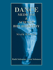 Dance Medicine Book Cover, 6he Edition